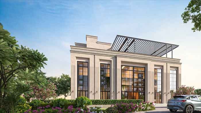 Club Evara clubhouse exterior